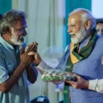 “PM Modi at the South India Natural Farming Summit 2025 in Coimbatore announcing the PM-KISAN Installment and promoting natural farming.”