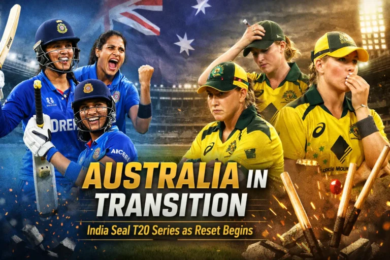 Australia in Transition: India Seal T20 I Series as Reset Begins