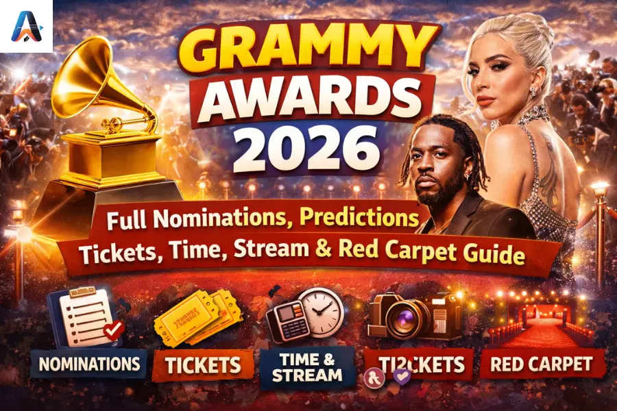Grammy Awards red carpet and stage performance at Crypto.com Arena