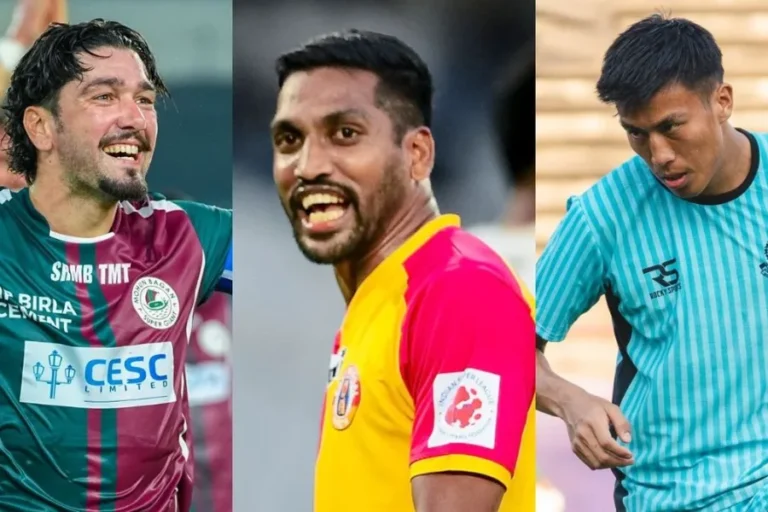 Punjab FC vs FC Goa match action showing players competing during ISL 2026 game.