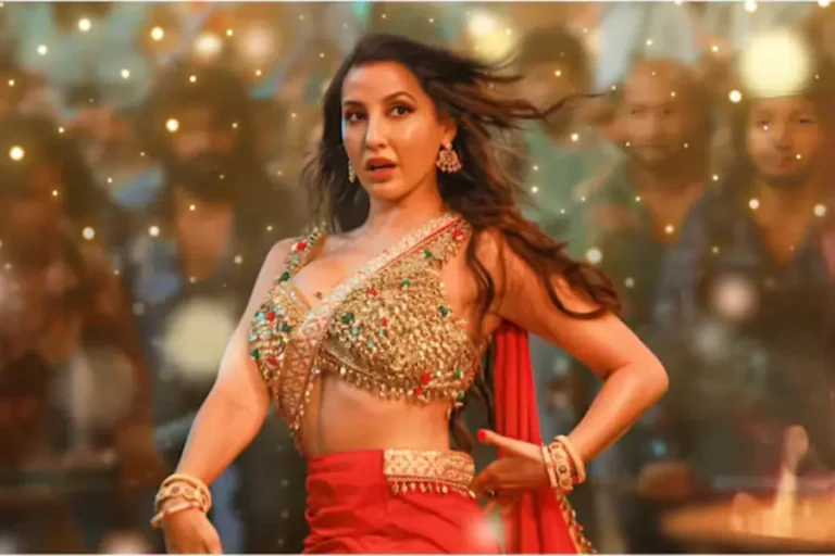 Nora Fatehi performing in Sarke Chunar song from KD The Devil amid controversy.