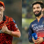RCB vs SRH players during IPL 2026 first match at Chinnaswamy Stadium.